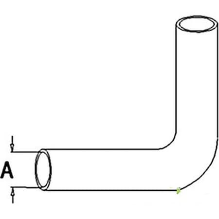 Aftermarket 155613A Upper Radiator Hose Fits White Oliver 1600 CSO90-0290